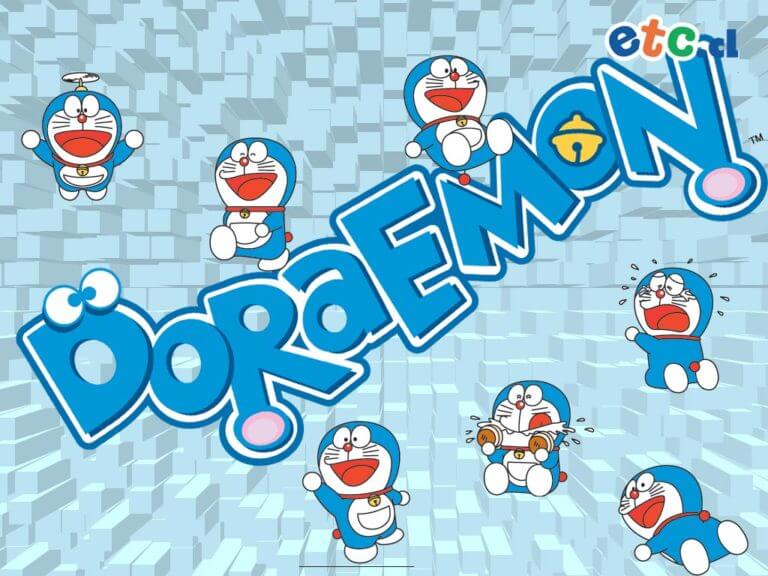 Hình nền PowerPoint Doraemon